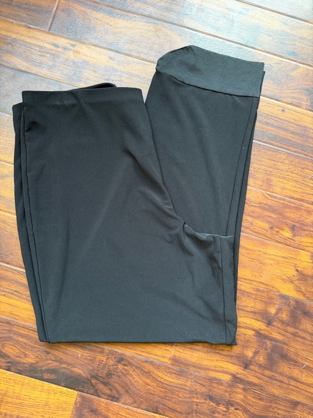 Sympli Black Straight-Leg Women's Pants